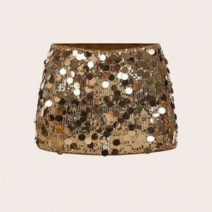Sparkling Sequin Mini Skirt